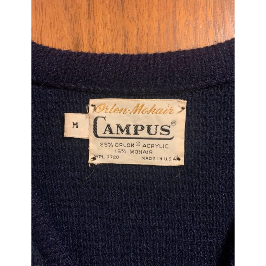 60s CAMPUS】 ビンテージ モヘアカーディガンの通販 by K's shop|ラクマ