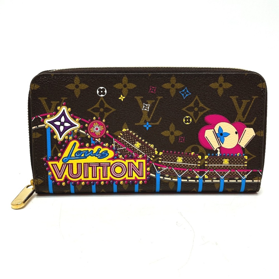 LOUIS VUITTON - ルイヴィトン LOUIS VUITTON ジッピーウォレット M69750 2020年 モノグラム ヴィヴィエンヌ 遊園地 長財布 モノグラムキャンバス ブラウン 美品