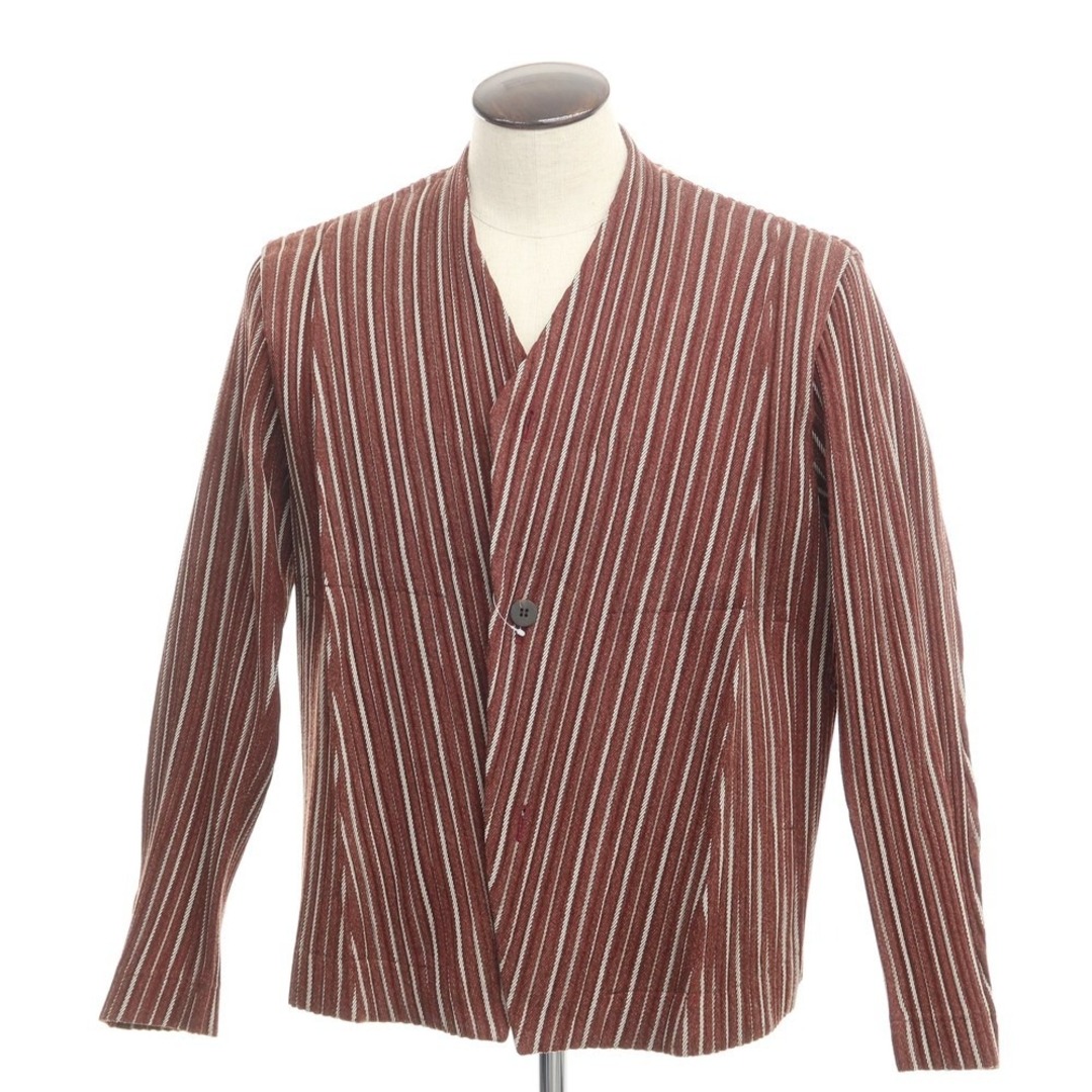 ISSEY MIYAKE イッセイミヤケ プリーツ加工 ジャケット M 赤