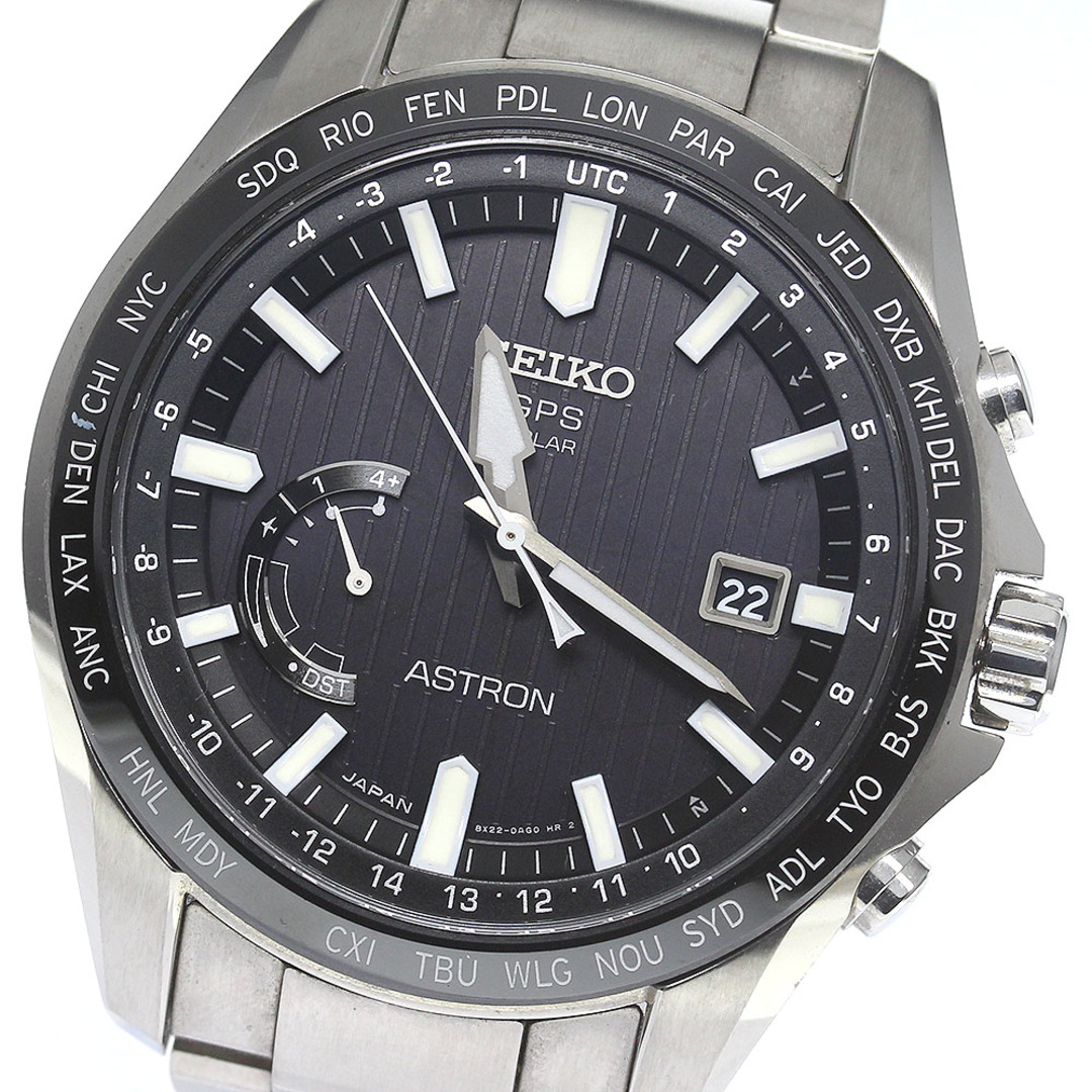 訳あり セイコー SEIKO SBXB161/8X22-0AL0-2 アストロン GPS ソーラー電波 メンズ _774133