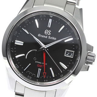 セイコー(SEIKO)のセイコー SEIKO SBGE213/9R66-0AE0 グランドセイコー ヘリテージコレクション GMT スプリングドライブ メンズ _770336(腕時計(アナログ))