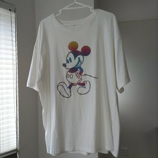 ディズニー(Disney)の美品　ミッキー　mickey　Ｔシャツ　トップス　メンズ　レディース(Tシャツ/カットソー(半袖/袖なし))