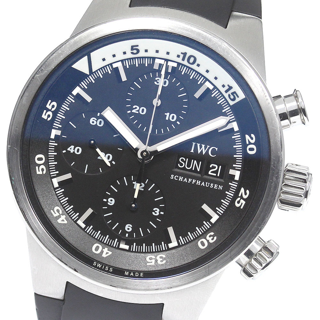 IWC IWC SCHAFFHAUSEN IW371933 アクアタイマー クロノグラフ デイデイト 自動巻き メンズ _771780