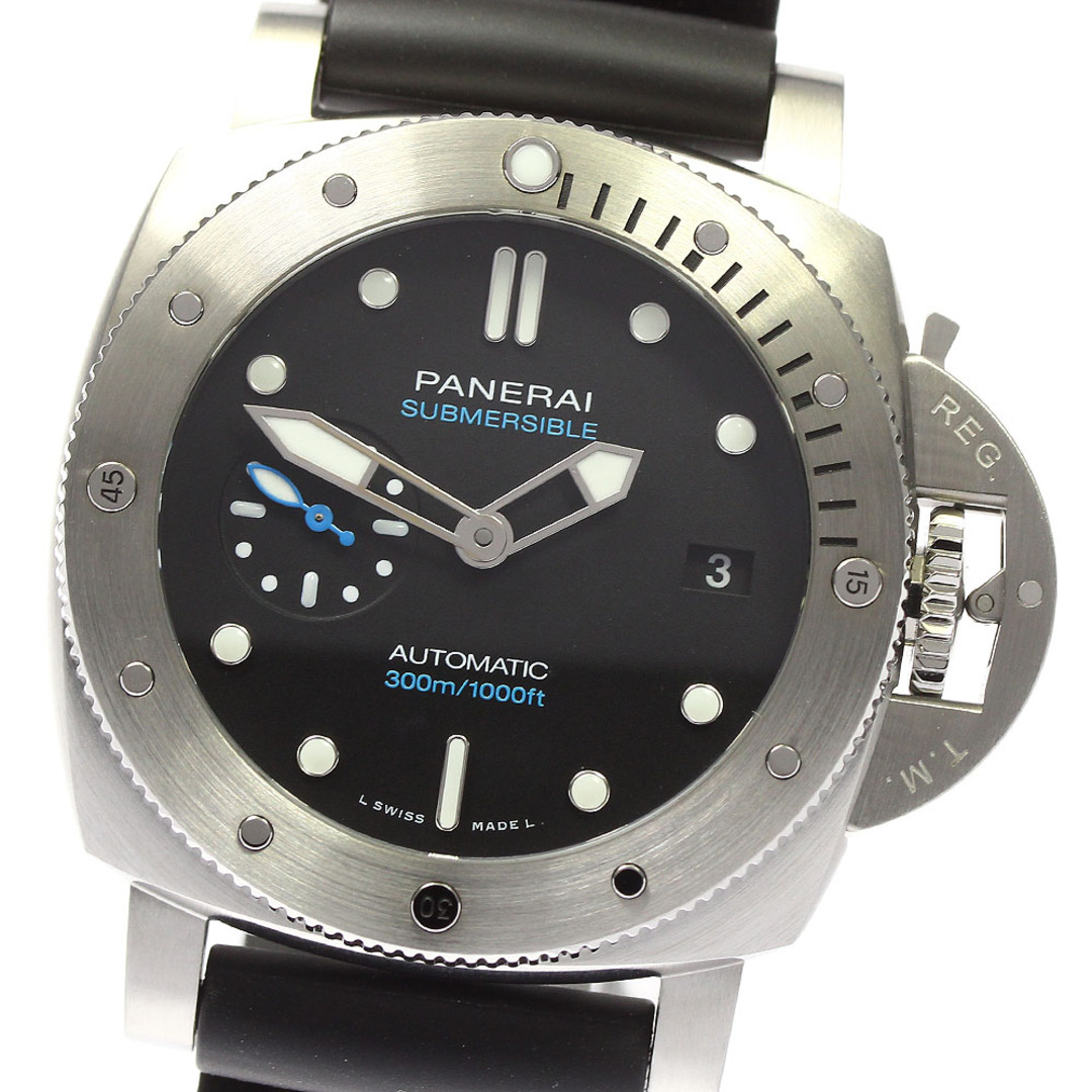 パネライ PANERAI PAM02973 サブマーシブル 42mm 自動巻き メンズ 極美品 箱・保証書付き_773038