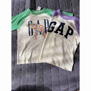 ベビーギャップ(babyGAP)の新品未使用タグ付きgapベビーロゴTシャツ105.110センチ(Tシャツ/カットソー)