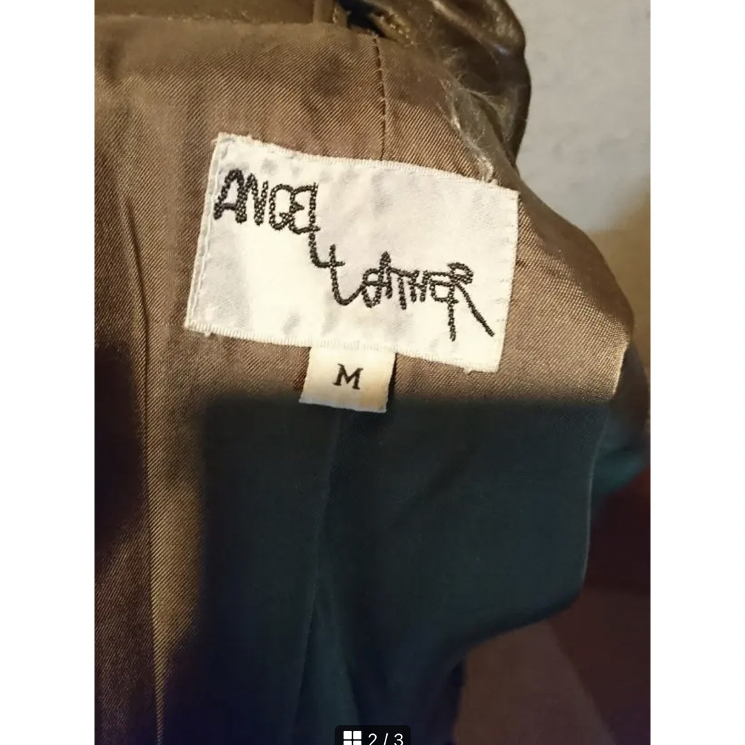 angel leather レザーコート レディースのジャケット/アウター(トレンチコート)の商品写真