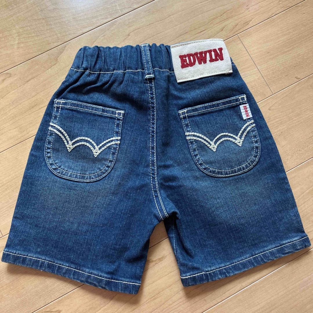 EDWIN(エドウィン)の新品　EDWINハーフパンツ　95 キッズ/ベビー/マタニティのキッズ服男の子用(90cm~)(パンツ/スパッツ)の商品写真