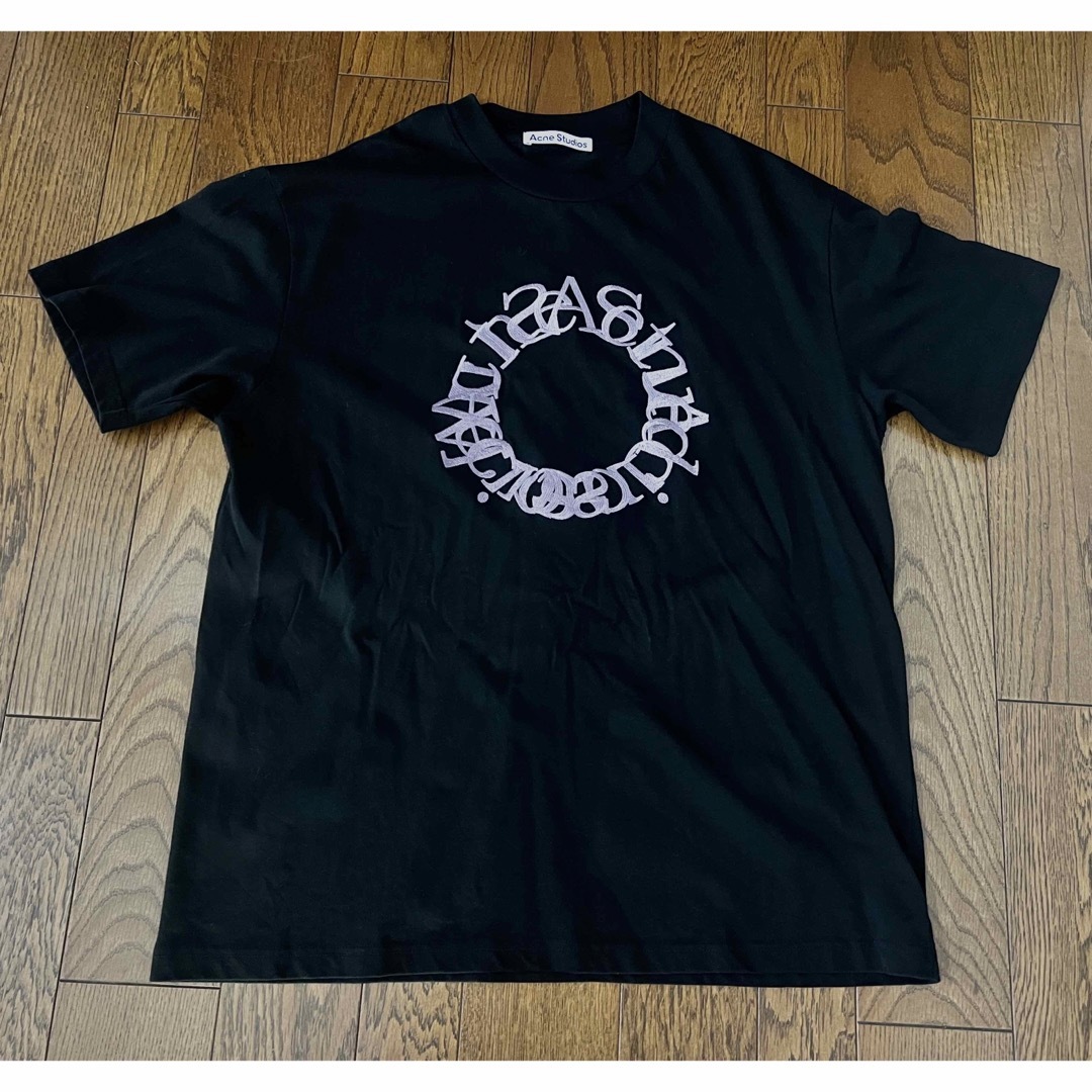 Acne Studios サークルロゴ刺繍 Logo Tシャツ ユニセックス - Tシャツ