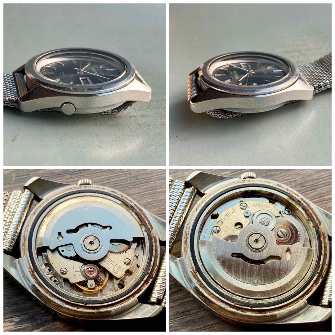 【動作品】セイコー 5 アクタス アンティーク 腕時計 自動巻き メンズ