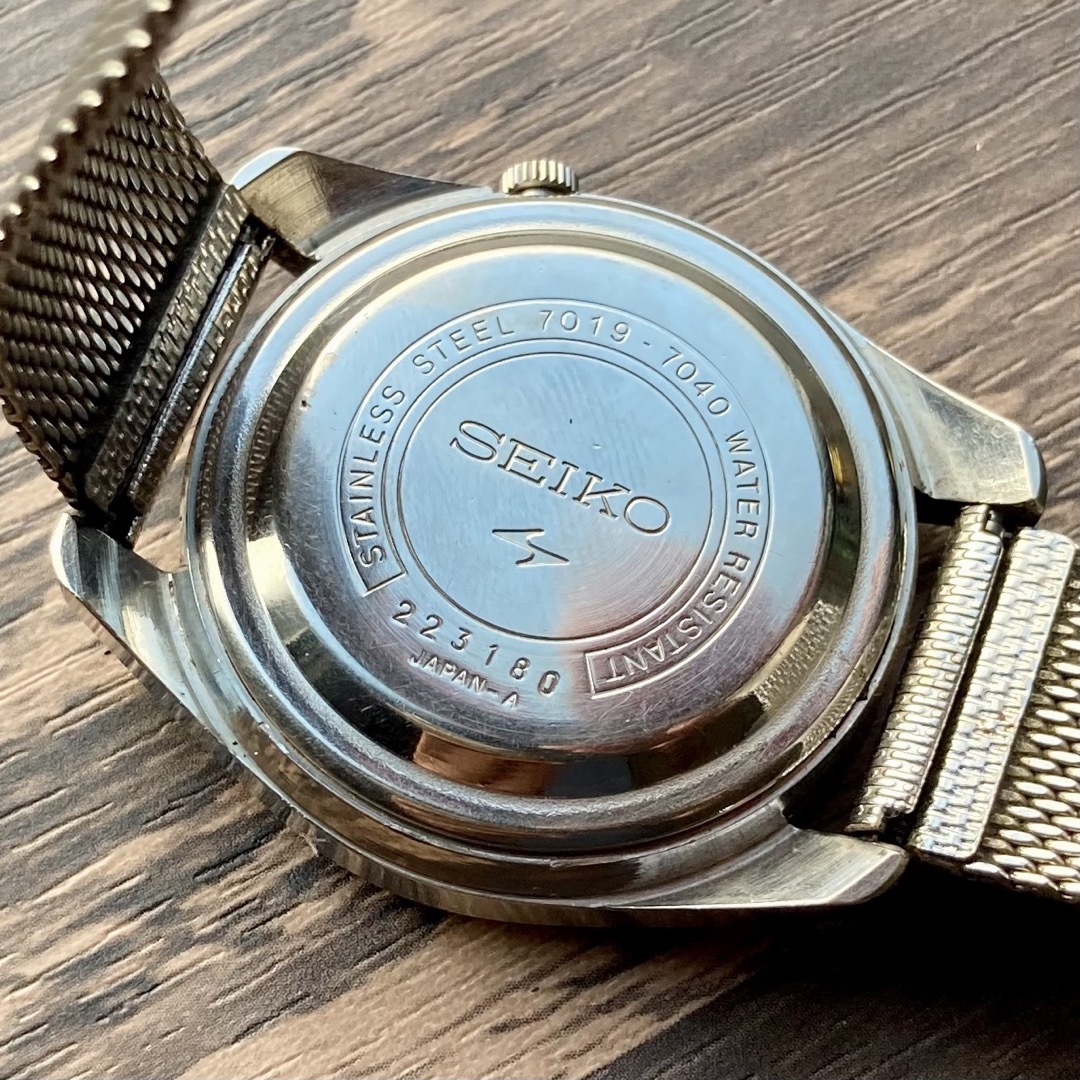 【動作品】セイコー 5 アクタス アンティーク 腕時計 自動巻き メンズ