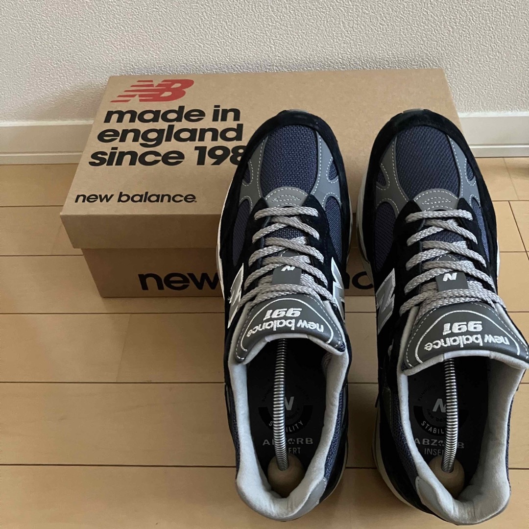 込 UK☆New Balance M991NV☆”Navy”27.5cm-