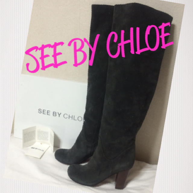 Chloe(クロエ)のセレブ未使用ビジュー付CHLOE レディースの靴/シューズ(ブーツ)の商品写真