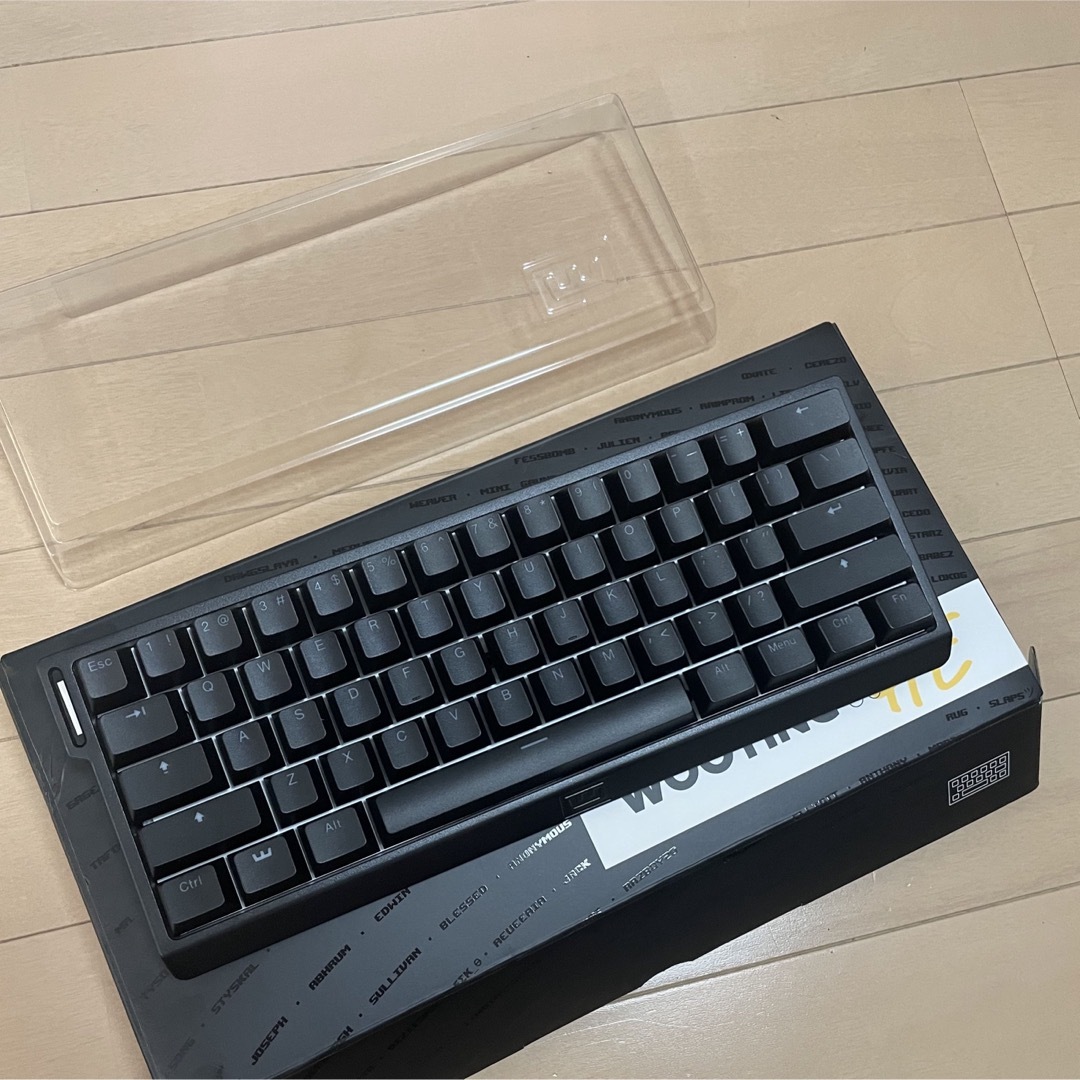 ご商談中kousukepapa様 Wooting 60he ゲーミングキーボード スマホ/家電/カメラのPC/タブレット(PC周辺機器)の商品写真