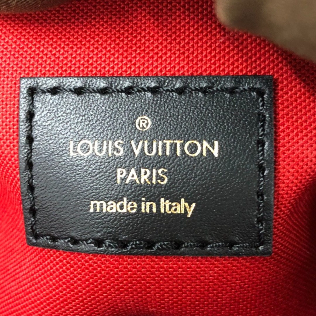 ルイ・ヴィトン LOUIS VUITTON オンザゴーPM M46373 ブラウン×ベージュ モノグラム・ジャイアント レディース ハンドバッグ