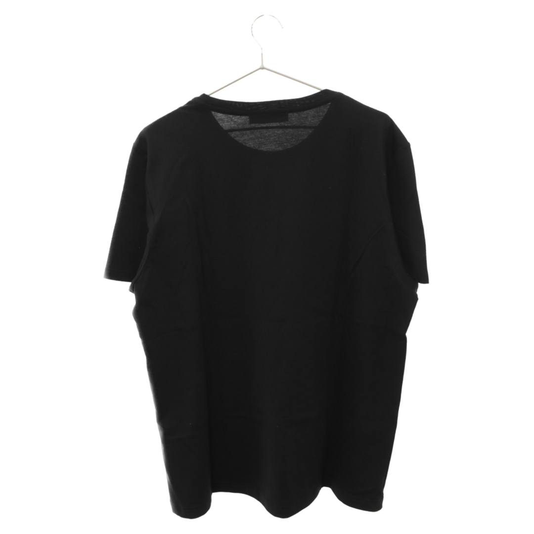 JIMMY CHOO(ジミーチュウ)のJIMMY CHOO ジミーチュウ Crystal Logo T-Shirt クリスタルロゴ半袖Tシャツ カットソー J000156369 ブラック メンズのトップス(Tシャツ/カットソー(半袖/袖なし))の商品写真