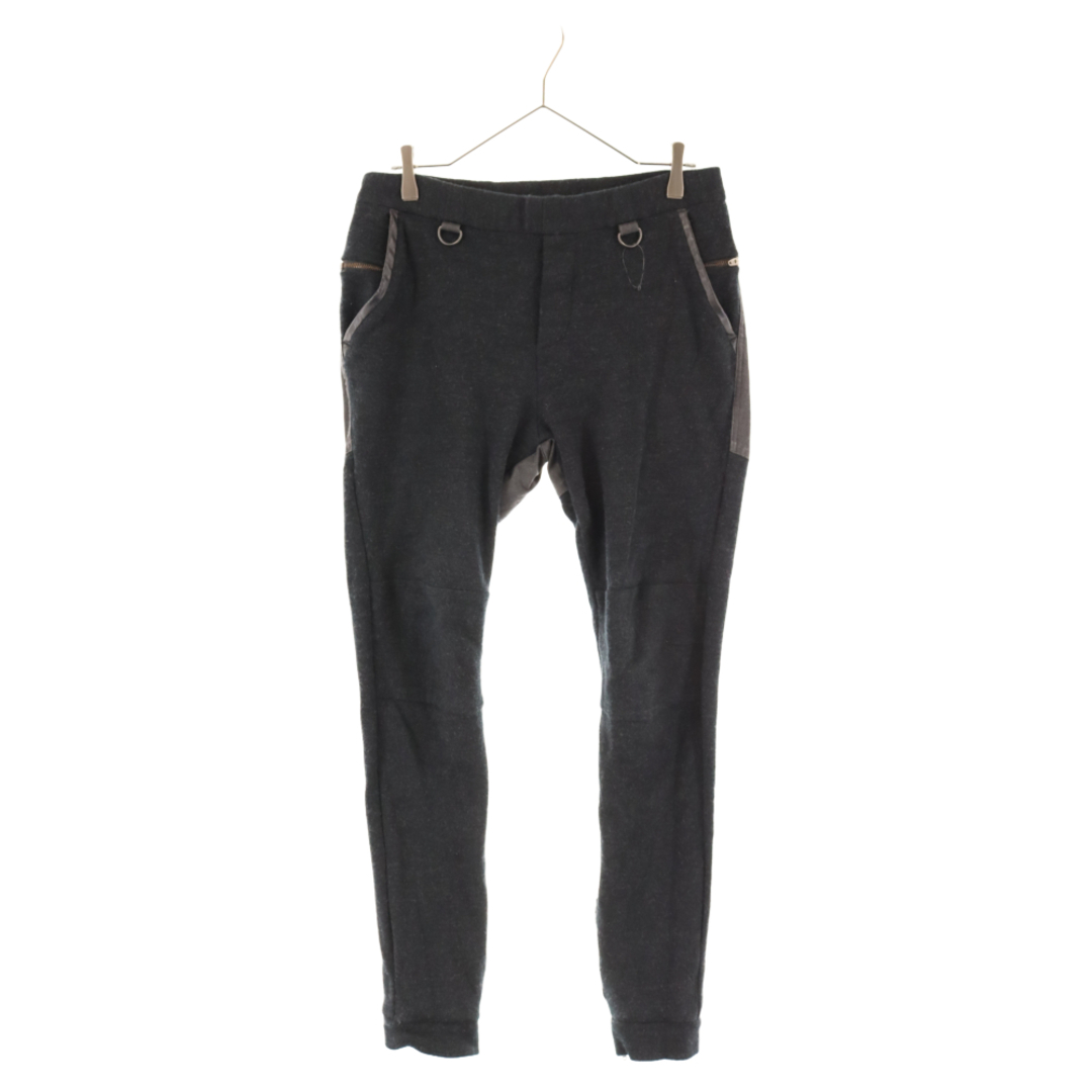 SUNSEA サンシー 19AW FLEA MARKET PANTS フリーマーケット バイカラー パンツ ネイビー/グレー 19A56