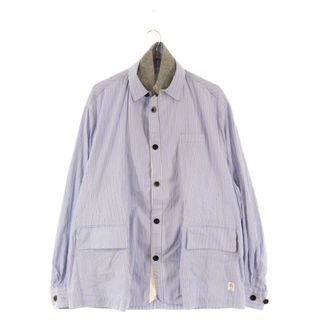 Sacai サカイ 23SS Thomas Mason / S Cotton Poplin L/S Shirt コットンポプリンストライプ長袖シャツ 23-03017M ブルー