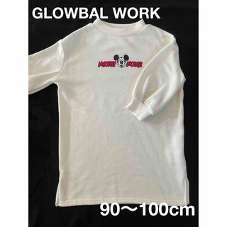 グローバルワーク(GLOBAL WORK)のグローバルワーク　ミッキーワンピース　チュニック Sサイズ(ワンピース)