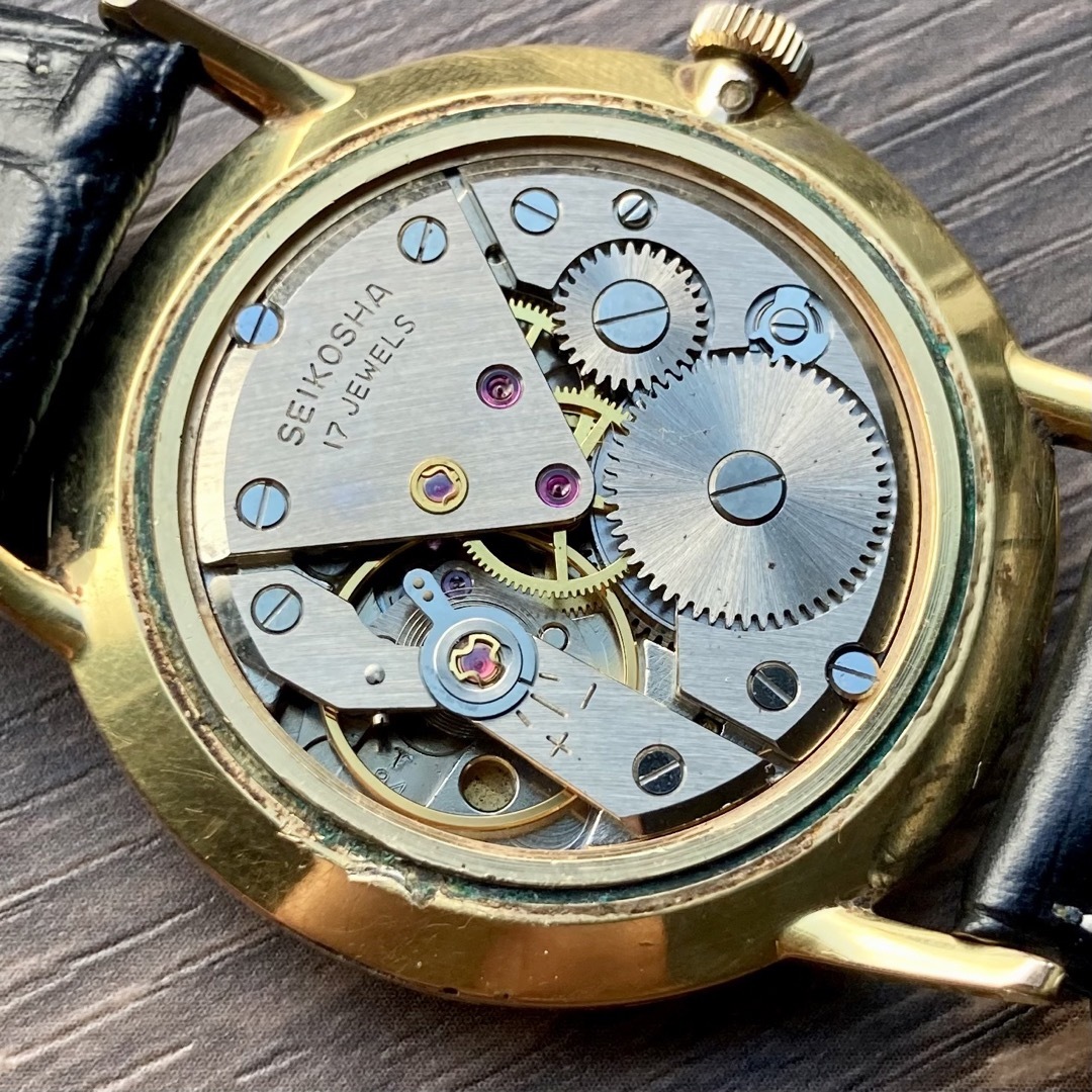 【動作品】セイコー チャンピオン アンティーク 腕時計 1961年 手巻き 男性