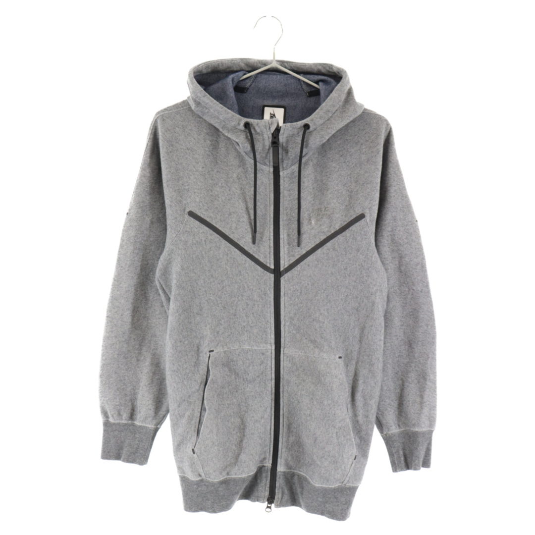 NIKE ナイキ ×KIM JONES LAB TECH FLEECE HOODIE×キム ジョーンズ ラボ テック フリースパーカー スウェット  グレー 826863-071 | フリマアプリ ラクマ