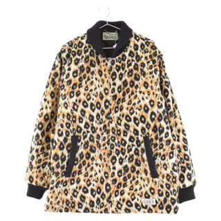 ワコマリア(WACKO MARIA)のWACKO MARIA ワコマリア 20AW LEOPARD CAR CLUB JACKET DUCA VISCONTI レオパード カークラブ ドゥカ ヴィスコンティ ジップアップジャケット 20FW-WMO-BL09 ベージュ(フライトジャケット)