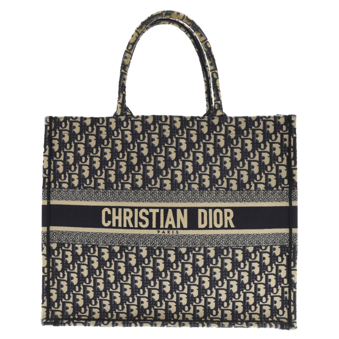 DIOR ディオール BOOK TOTE ブックトート オブリーク ハンドバッグ 50-MA-0169 ネイビー