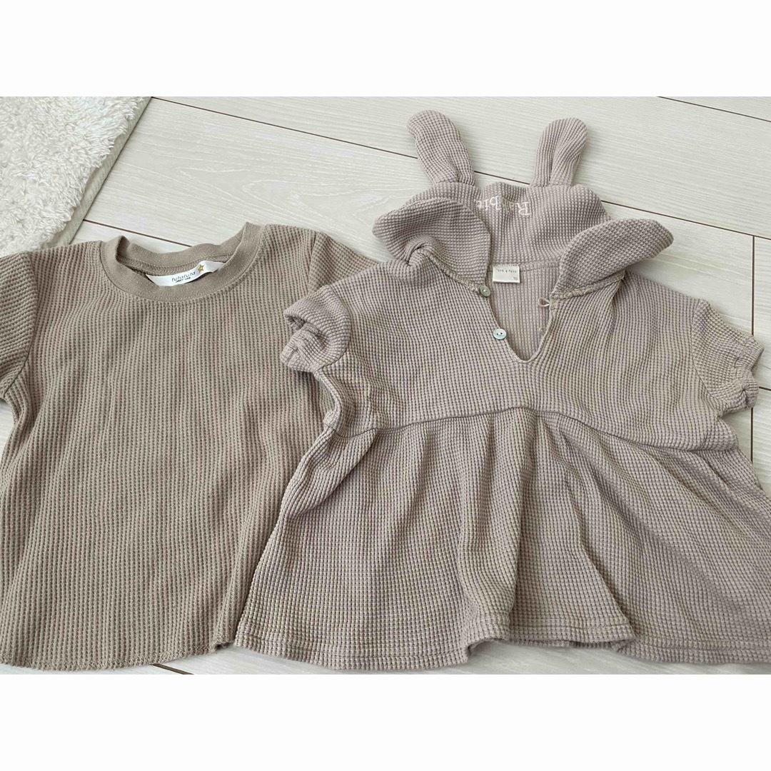 服50〜75サイズまとめ売り 女の子 キッズ/ベビー/マタニティのベビー服(~85cm)(ロンパース)の商品写真