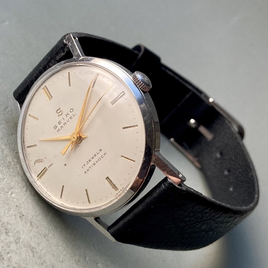 動作品】セイコー マーベル アンティーク 腕時計 1956年~ 手巻き メンズ-