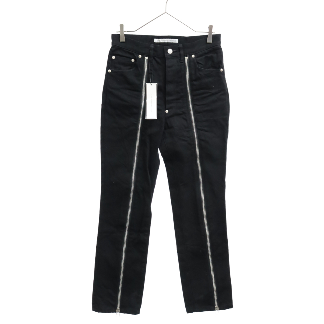 JOHN LAWRENCE SULLIVAN ジョンローレンスサリバン Rigid denim zipped pants リジッドデニムジップパンツ JLS-02-19 ブラック