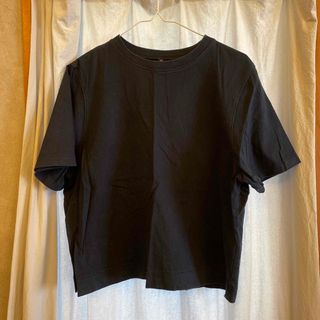 ユニクロ(UNIQLO)のUNIQLO ネイビー　Tシャツ(Tシャツ(半袖/袖なし))