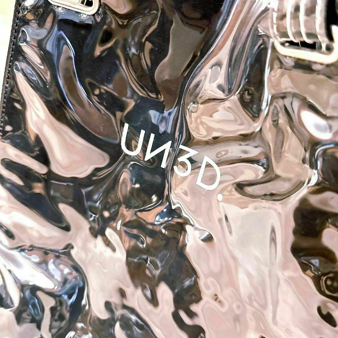 UN3D. - 【アンスリード】UN3D. オリガミ プリーツ トートバッグ 透明