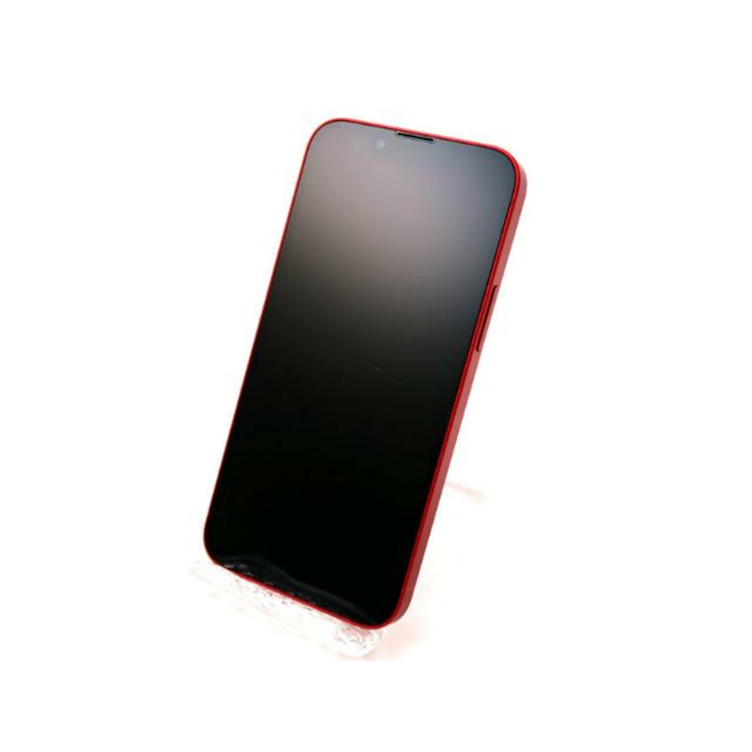 SIMロック解除済み iPhone13 mini 128GB プロダクトレッド au Bランク