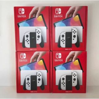 ニンテンドースイッチ(Nintendo Switch)の任天堂 Switch有機EL8台　ホワイト8台(携帯用ゲーム機本体)