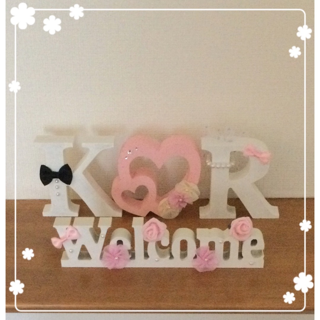 みちょぷ様専用♡ウエディングバージョン♡イニシャルオブジェ