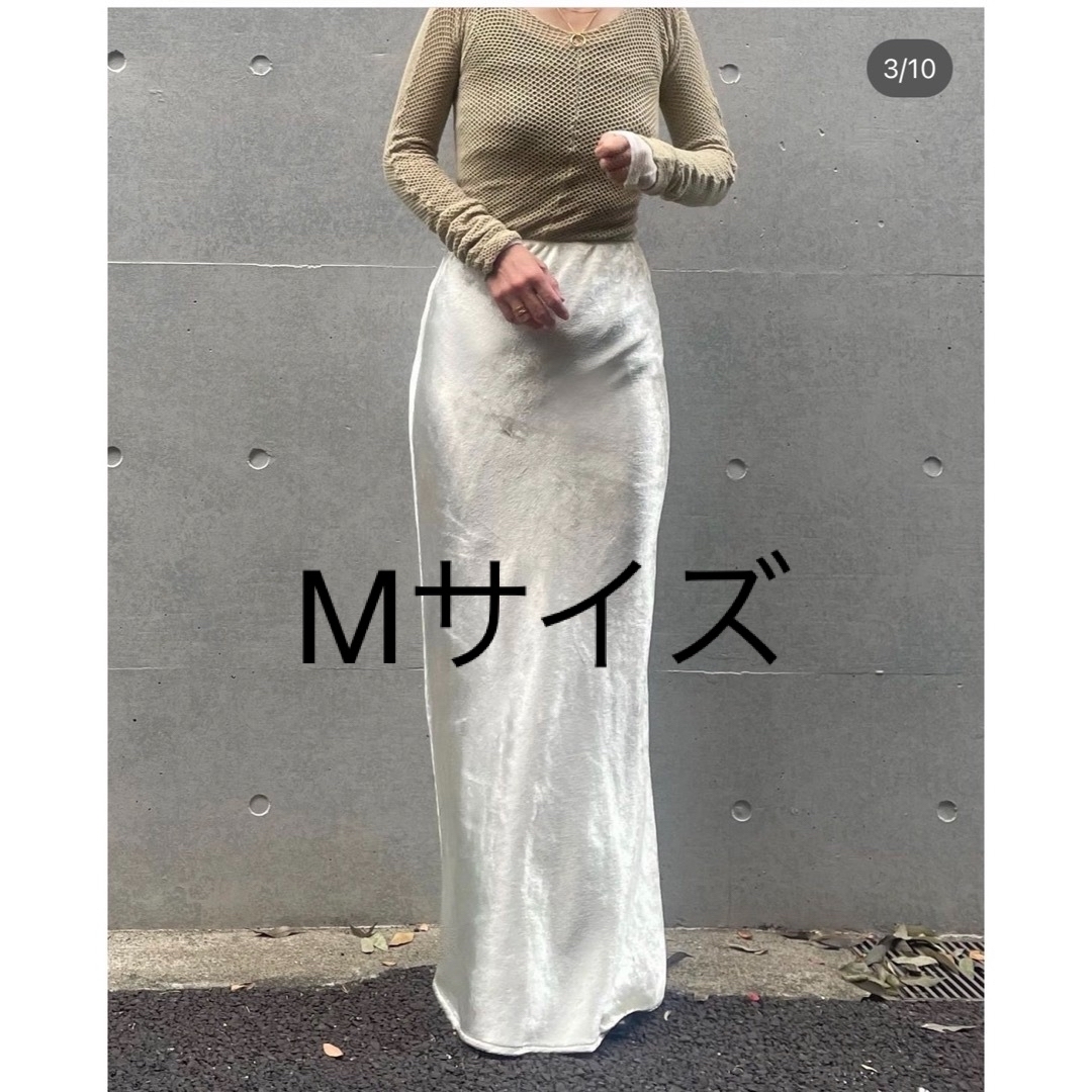 enof velvet long skirt ベルベットロングスカート