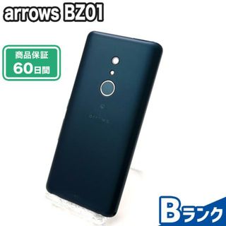 アローズ(arrows)のSIMロック解除済み arrows BZ01 32GB Bランク 本体【ReYuuストア】 ブラック(スマートフォン本体)