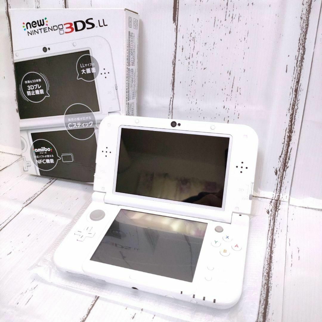 任天堂 - 未使用保管品 Newニンテンドー3DS LL パールホワイト 任天堂