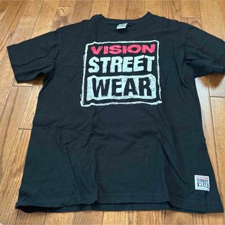 ヴィジョン ストリート ウェア(VISION STREET WEAR)のvision 黒　Tシャツ　　L(Tシャツ/カットソー(半袖/袖なし))