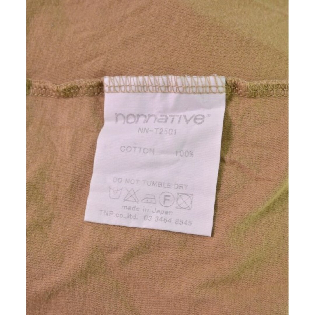 nonnative(ノンネイティブ)のnonnative ノンネイティヴ Tシャツ・カットソー 3(L位) ベージュ 【古着】【中古】 メンズのトップス(Tシャツ/カットソー(半袖/袖なし))の商品写真