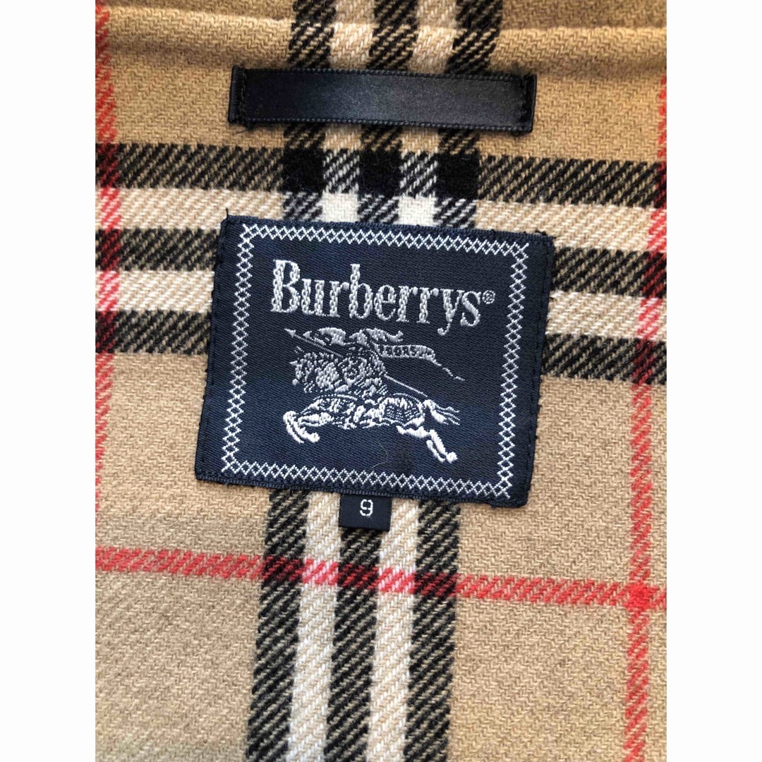 BURBERRY(バーバリー)のBURBERRYs バーバリー　ロングコート/ ダッフル ブラック/ノバチェック レディースのジャケット/アウター(ダッフルコート)の商品写真