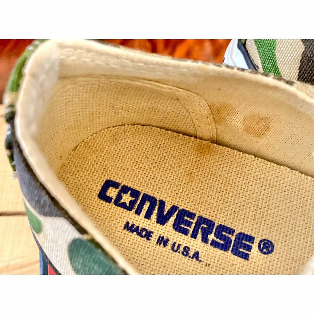CONVERSE - ☆90s!USA!レア!コンバース オールスター カモフラ CONVERSE - ☆90s!USA!レア!コンバース オールスター カモフラ