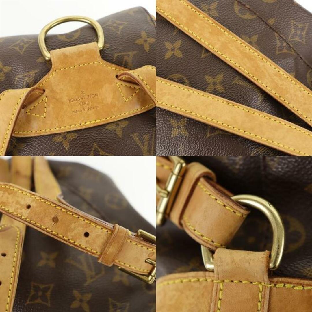 ルイヴィトン リュックサック モンスリ MM M51136 中古 モノグラム ライン レザー LOUIS VUITTON 【中古】| バックパック バッグ カバン 鞄 レディース ビトン LV ファッション ランクB