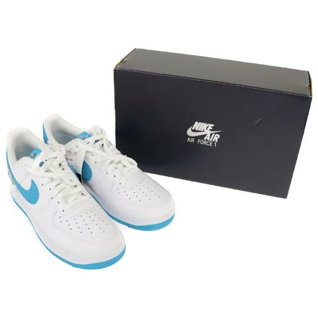 NIKE(ナイキ)のナイキ スニーカー SPACE PLAYERS AIR FORCE 1 DJ7998-100 サイズ8 約26cm 未使用 ホワイト ライトブルー NIKE 【中古】 | 靴 エアフォース1 スペースプレイヤーズ ファッション メンズ カジュアル ローカット 美品 プレゼント メンズの靴/シューズ(スニーカー)の商品写真