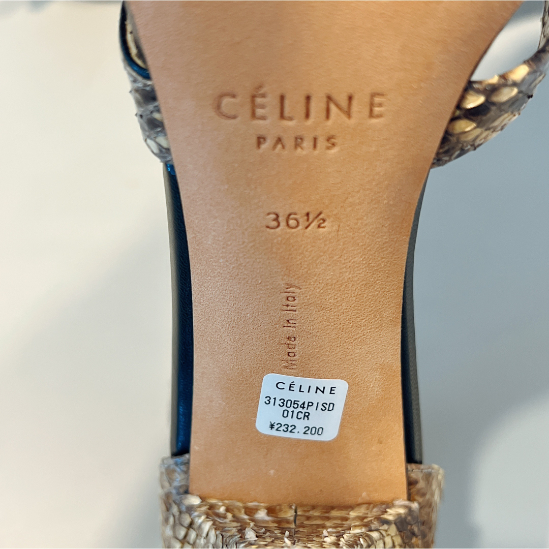CELINE セリーヌ ストラップ付きハイヒール-
