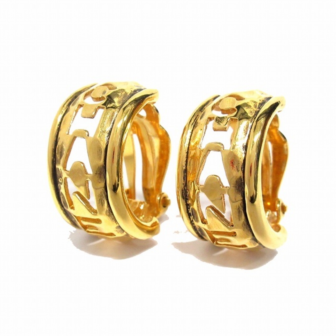 CHANEL - 美品 シャネル vintage CHANEL ロゴ カッティング イヤリング
