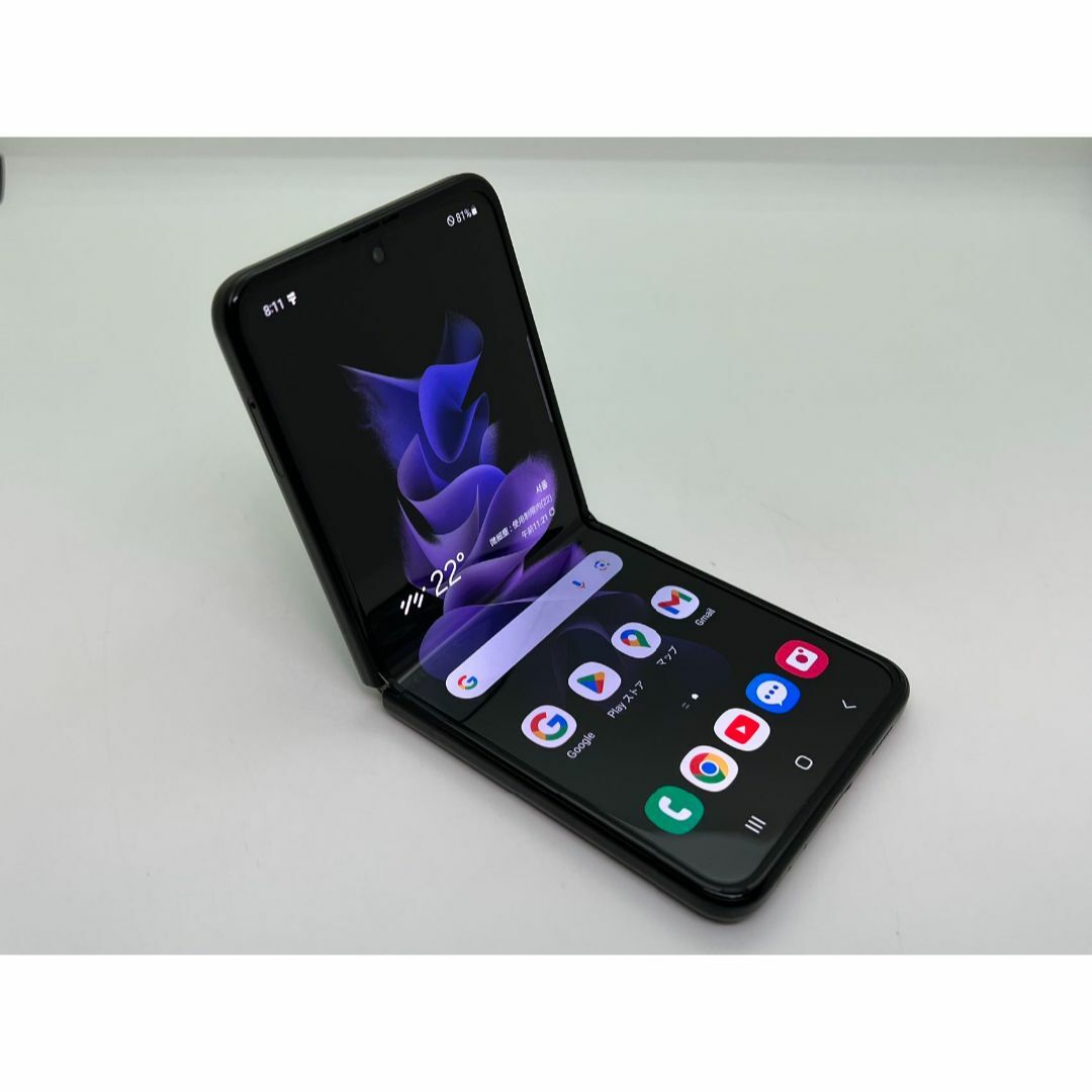ブラック商品状態[3373] 256GB Galaxy Z Flip3 5G ブラック