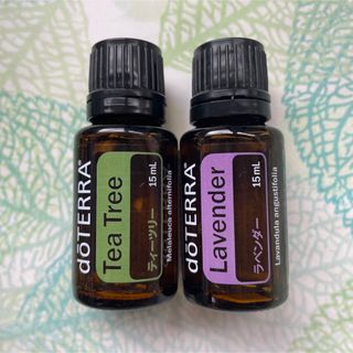 ドテラ(doTERRA)のドテラ　doTERRA ラベンダー　ティーツリー　2本セット(エッセンシャルオイル（精油）)