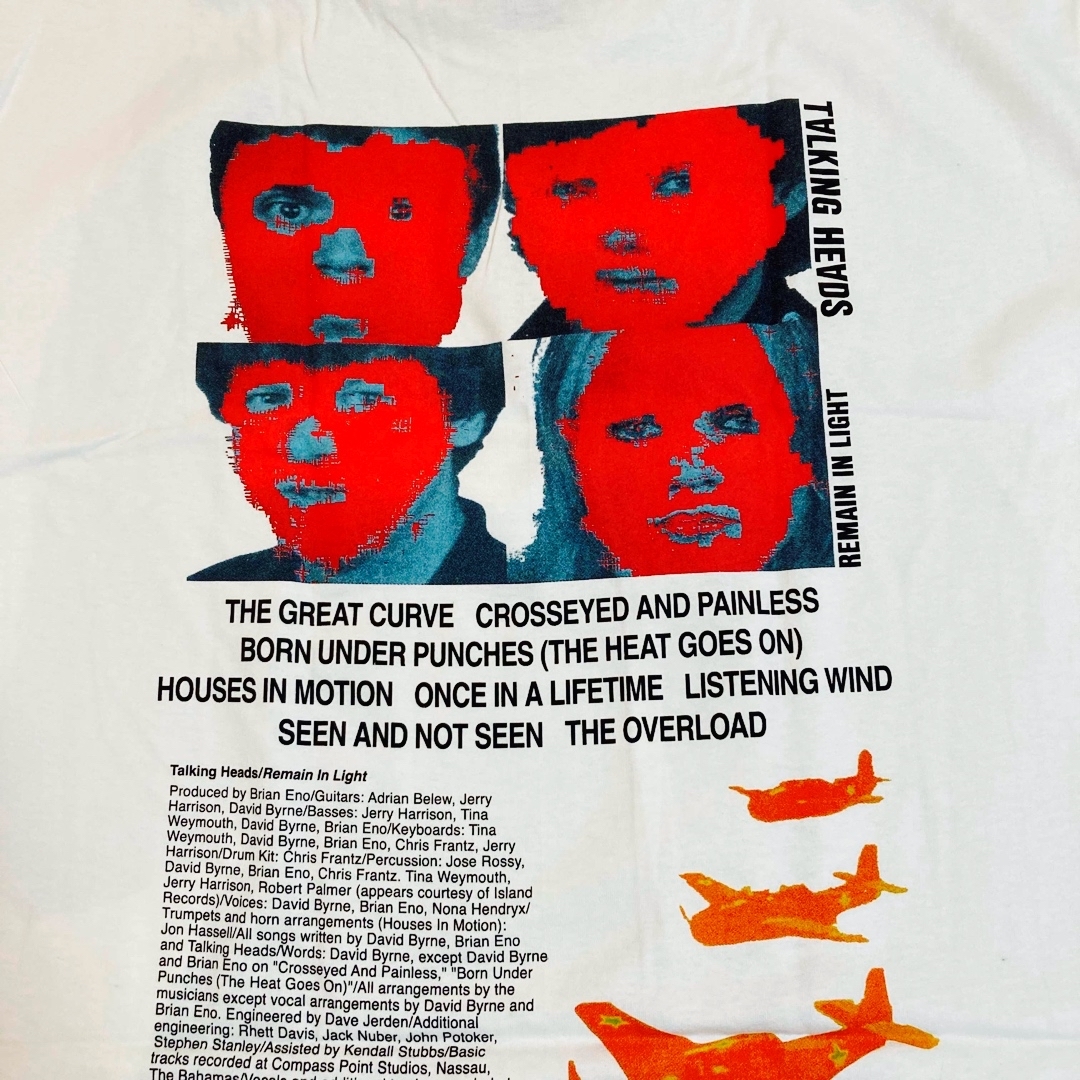 STUSSY TAKING HEADS REMAIN IN LIGHT TEE