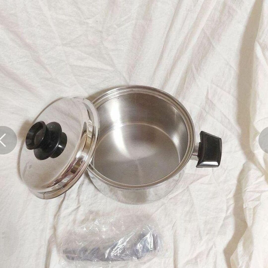 美品 IH対応 ロイヤルクイーン 4QT 蓋付き おまけ付きの通販 by