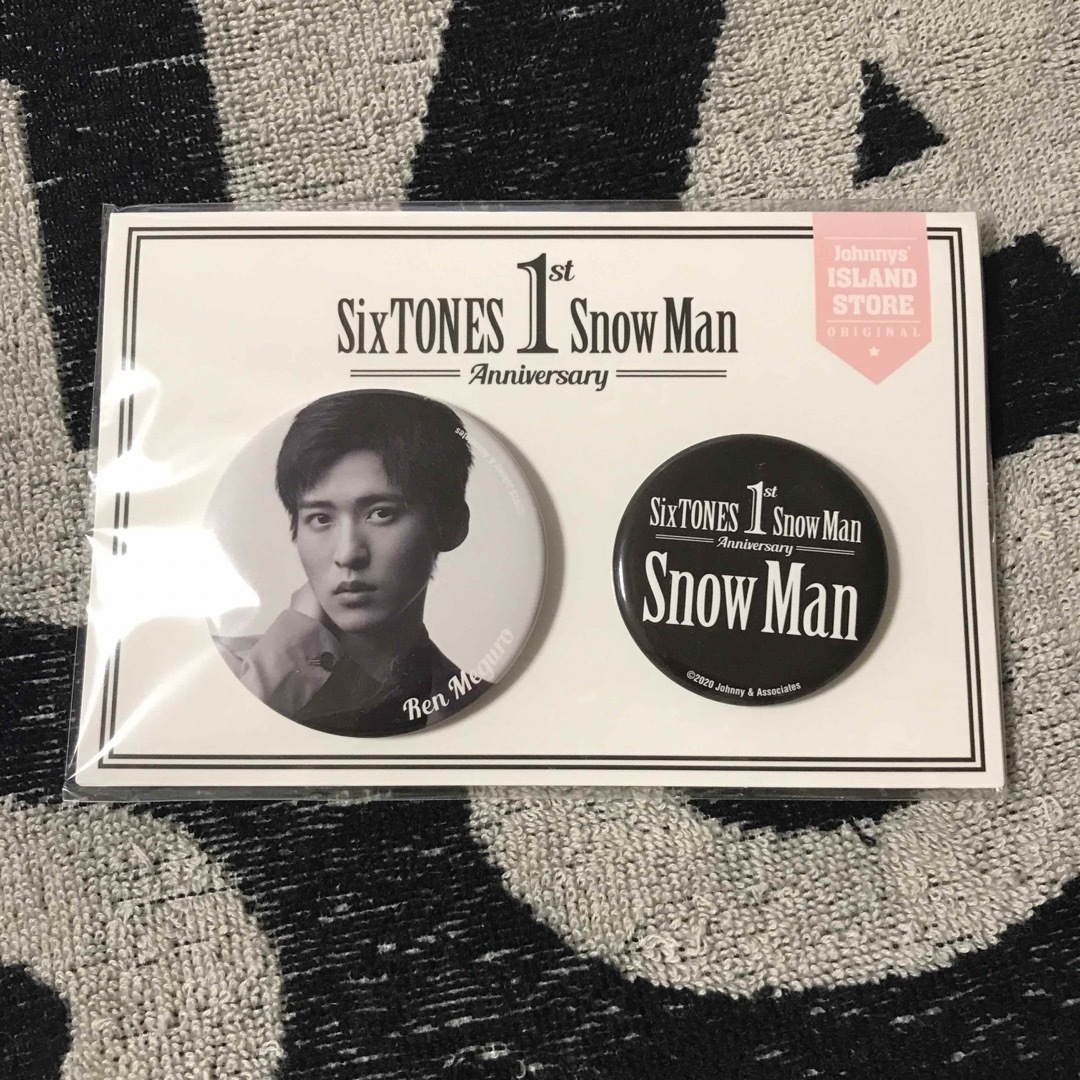 Snow Man - 【新品・未開封】SnowMan 目黒蓮 缶バッジセット 公式